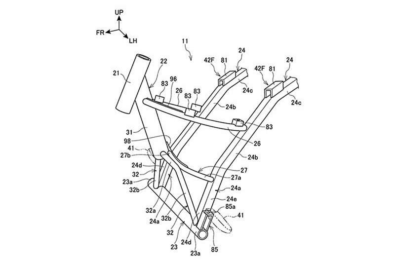 車架修改後變成了一個深V的形狀