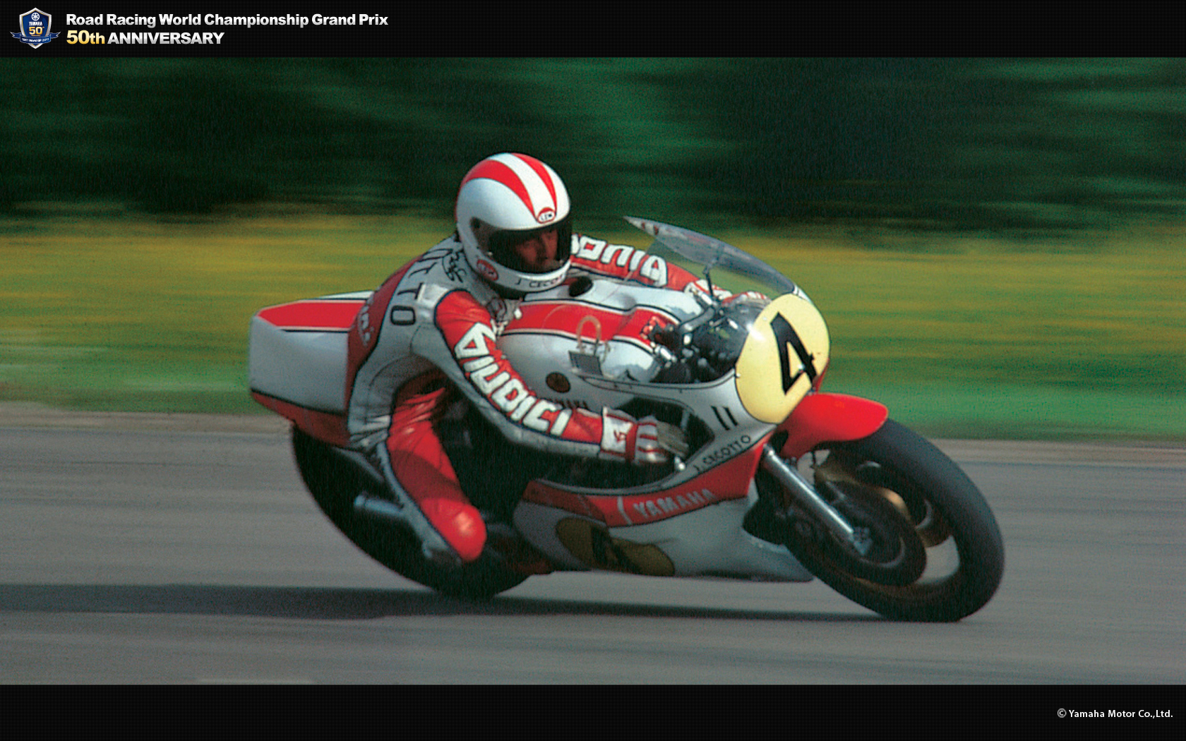 70年代YAMAHA曾在賽場上使用過這個圖裝