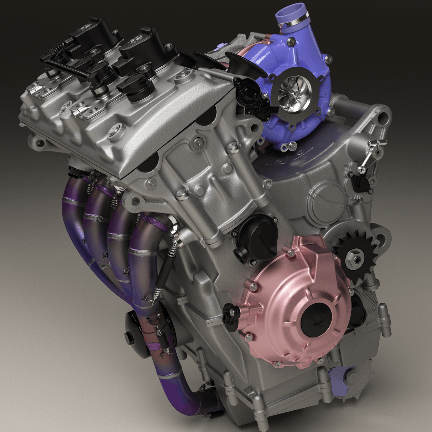 先前BMW曝光的電動增壓也被繪製出渲染圖