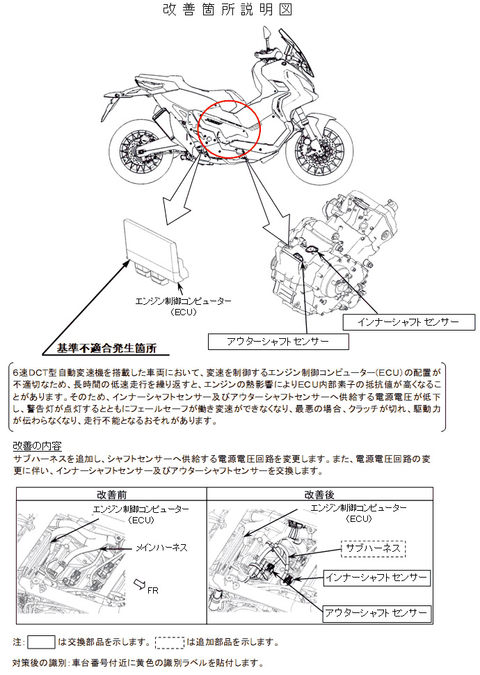 日本HONDA召回說明資料