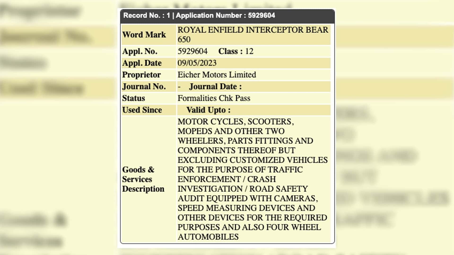 Royal Enfield在澳洲、紐西蘭註冊全新的車款名稱