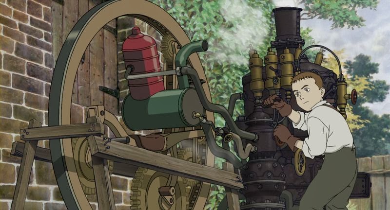 日本動畫導演大友克洋製作的動畫電影“蒸氣男孩”當中,就能看到許多工業革命後,各地發明家們突發奇想的各式機動工具