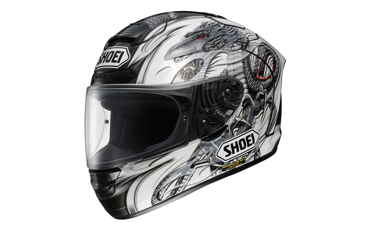 Shoei非常經典的Kiyonari選手彩繪,這頂帽子相信不少車友都曾擁有過吧