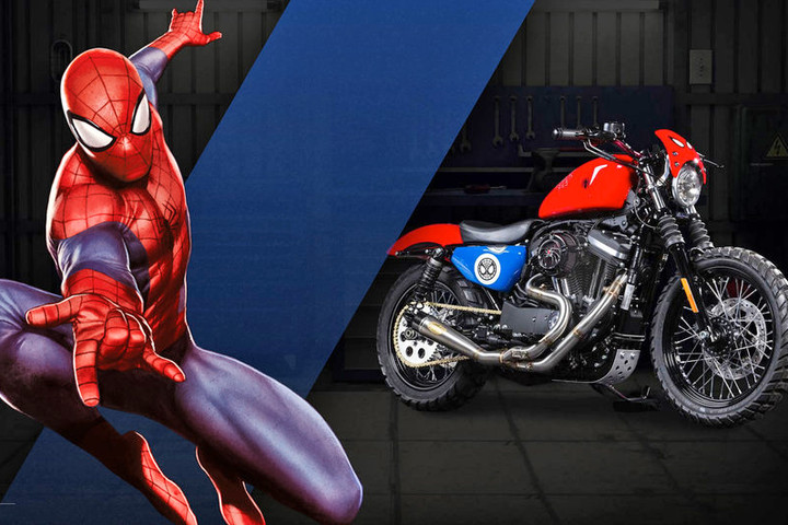 Spider-Man蜘蛛人 - Harley Davidson Iron 883