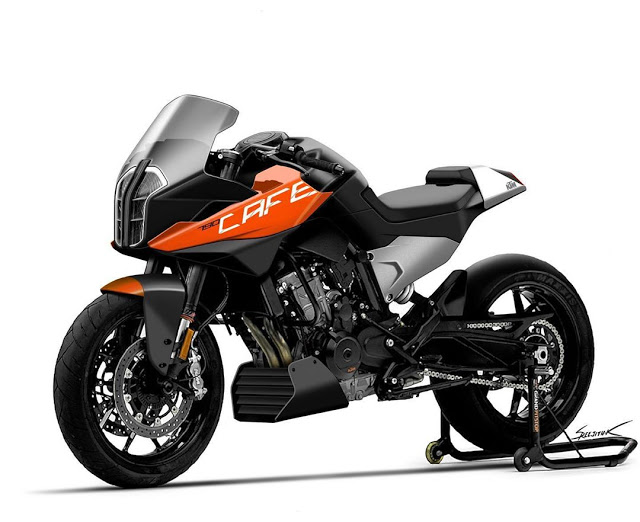 Sreejith Krishnan Kunjappan設計的KTM 790 Cafe Racer Concept