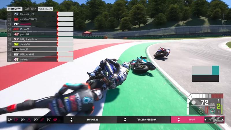 第一場比賽中,有相當刺激的近身肉搏畫面