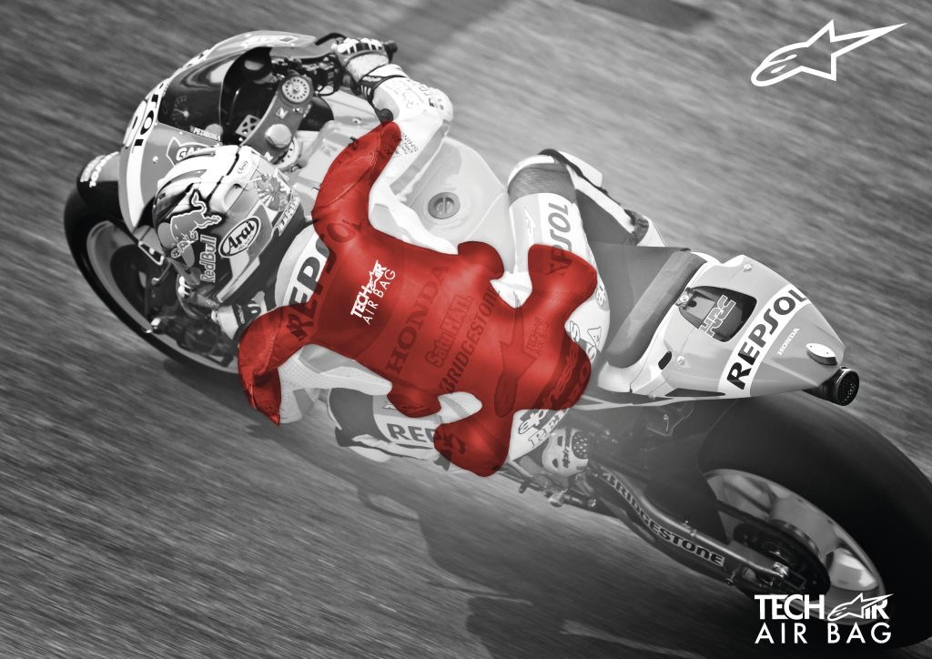 Tech-Air氣囊再推出之後,也迅速地進入了MotoGP的賽事當中,成為車手的防護裝備之一