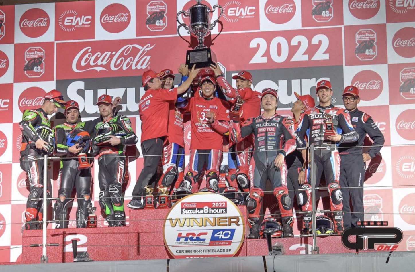 HONDA在2022年成功拿下鈴鹿8耐冠軍寶座