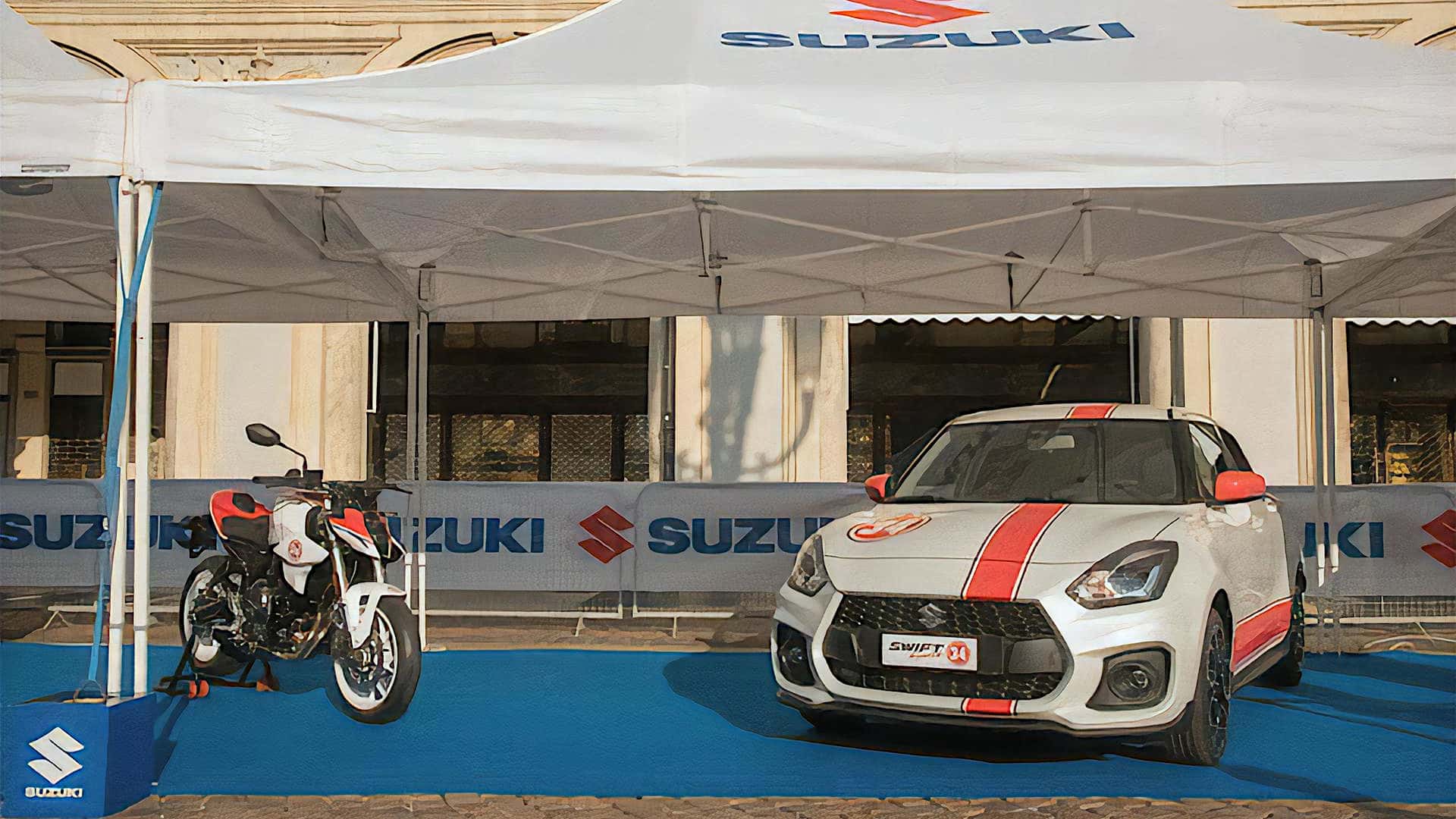除了GSX-8S之外，同場也帶來Swift Sport Hybrid和DF200AP舷外機的限量紀念版