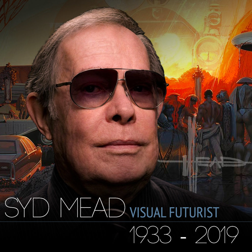 1982年的Tron電影中那超越現實的載具，就出自Syd Mead之手