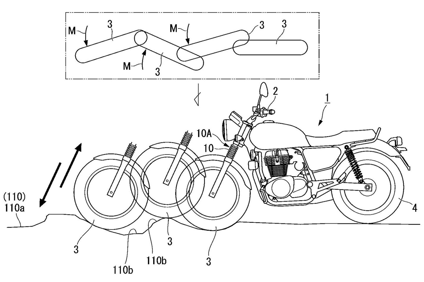 遇到顛頗路面系統會自動關閉,避免LKAS系統偵測錯誤導致騎士摔車