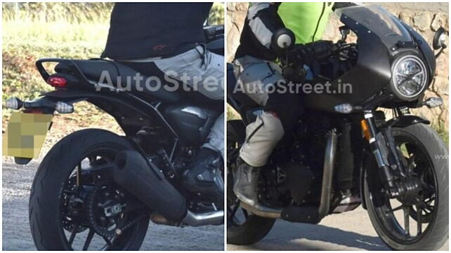 這個子彈頭罩看起來就是移植SPEED TRIPLE 1200 RR的設計；握把部分也改成較低的分離把