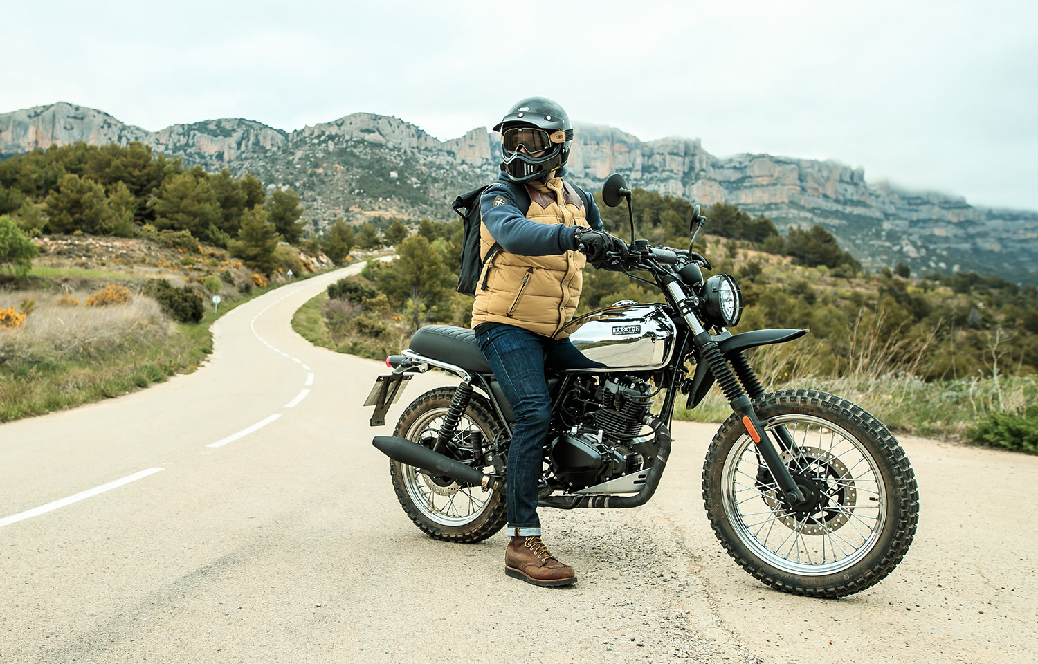 Brixton帶來超級帥氣的Scrambler輕檔車Felsberg 125 XC