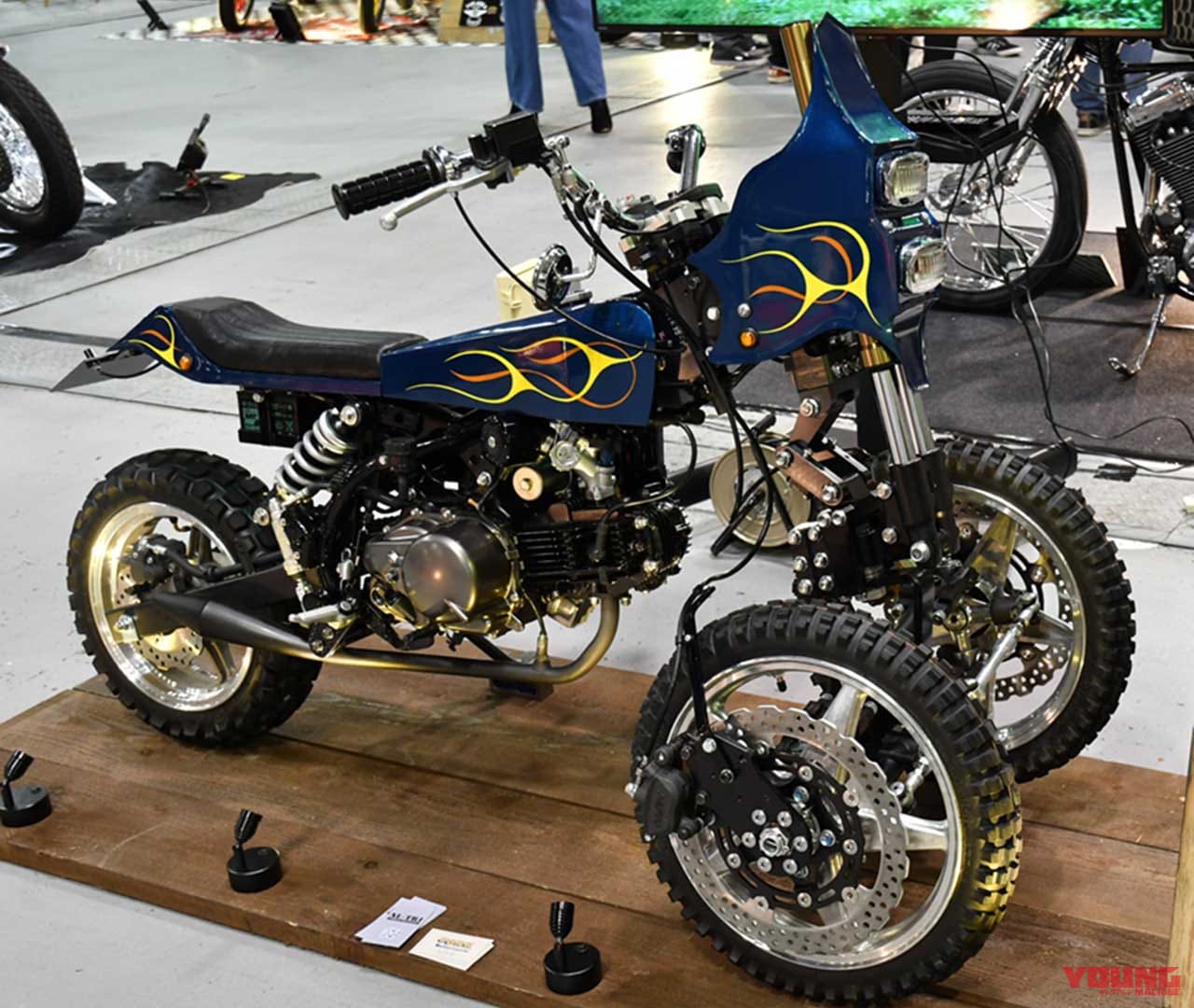 FONK MOTORCYCLE在2018年神戶的一場車展上推出名為NL-TR1 3WHEEL TRIKE的三輪越野車