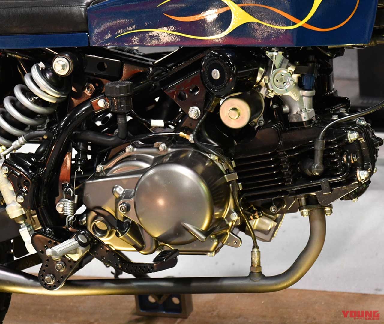 從引擎和車架來看，NL-TR1 3WHEEL TRIKE正是使用KAWASAKI Z125改造而來的三輪車款