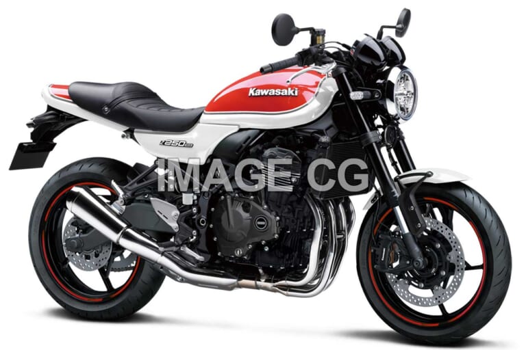 Young Machine製作的Z250RS渲染圖,可以看到引擎部分直接用上ZX-25R的250c.c.四缸引擎