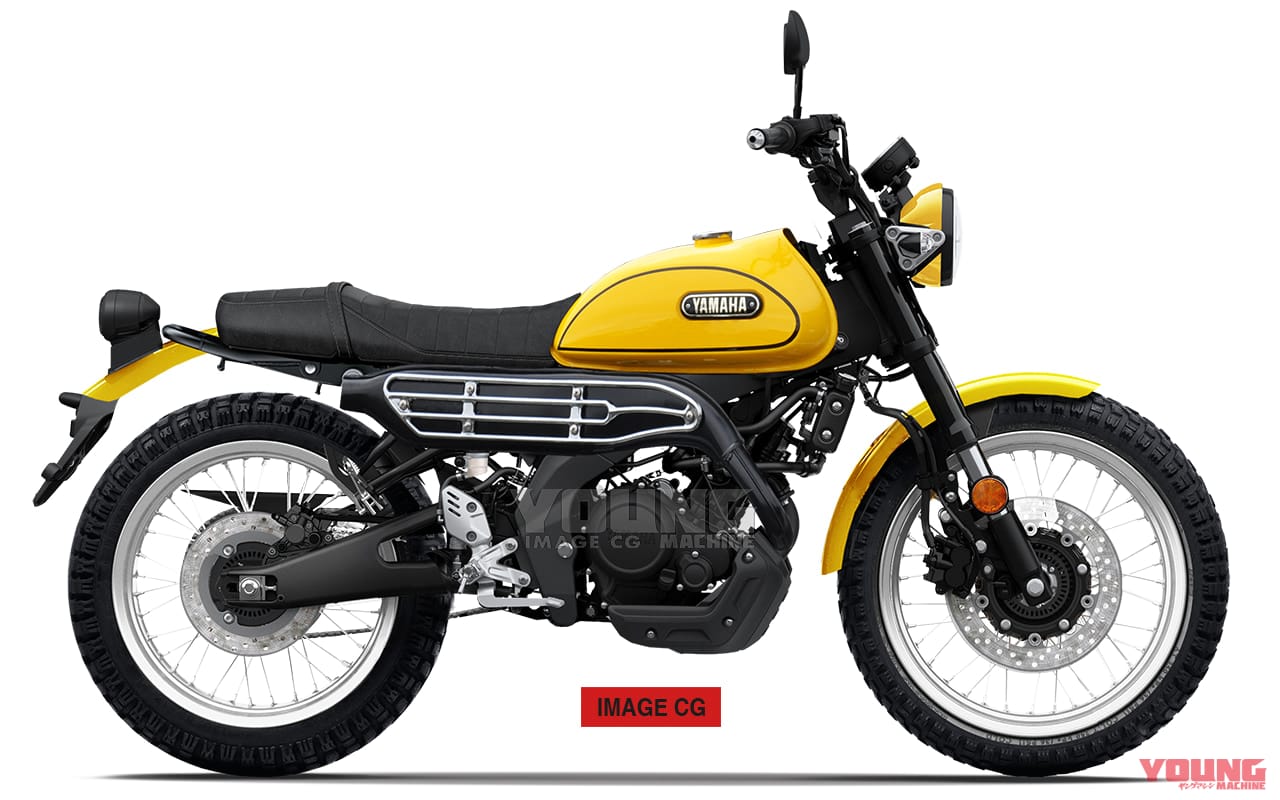 日媒製作的MINI TRAIL 125預測圖，輪胎換上巧克力胎，搭配上繞式排氣管跟越野風格的油箱