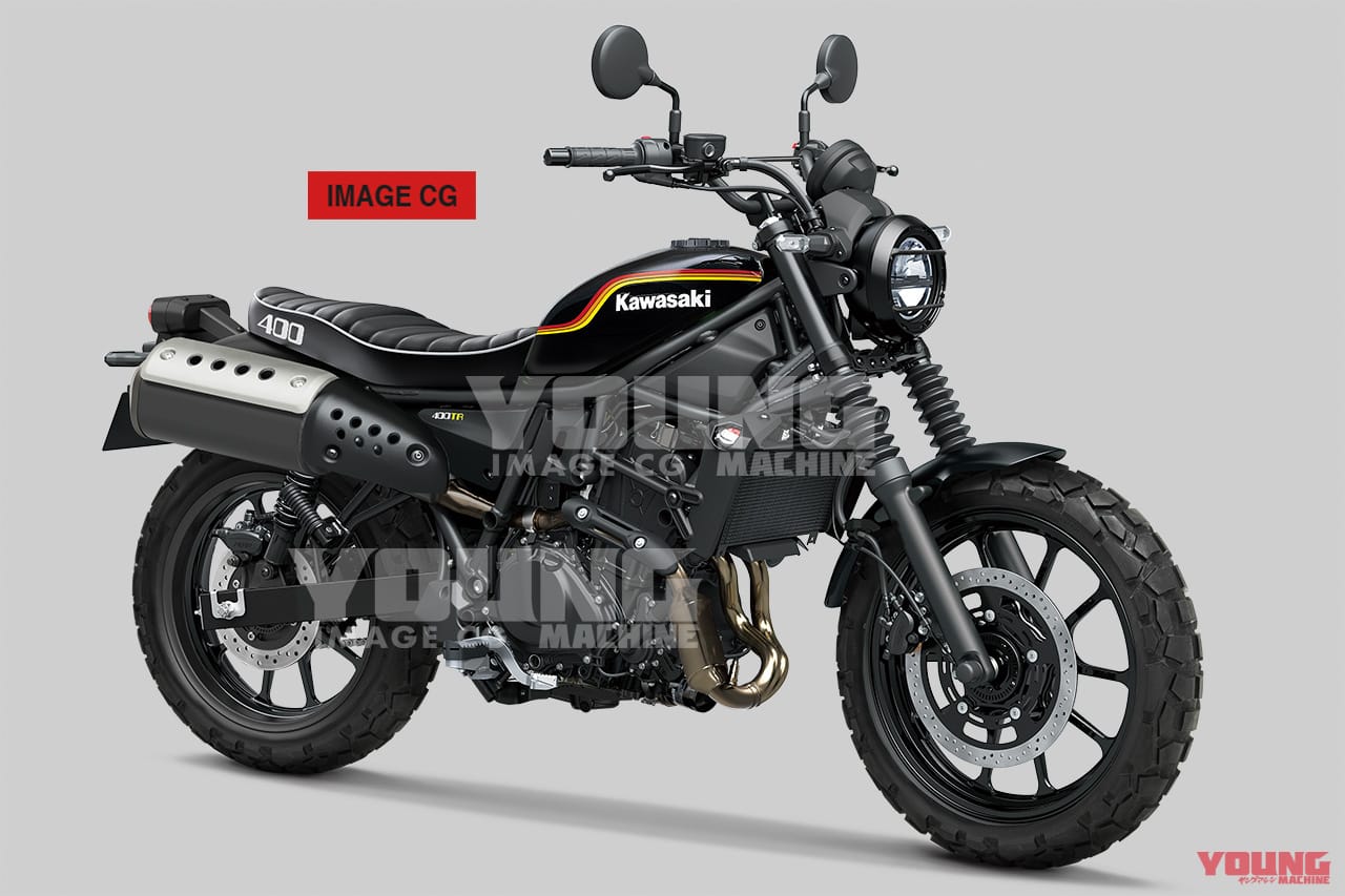 不難看出日本媒體製作的250TR/400TR預測圖,使用比例極高的Honda CL Street元素