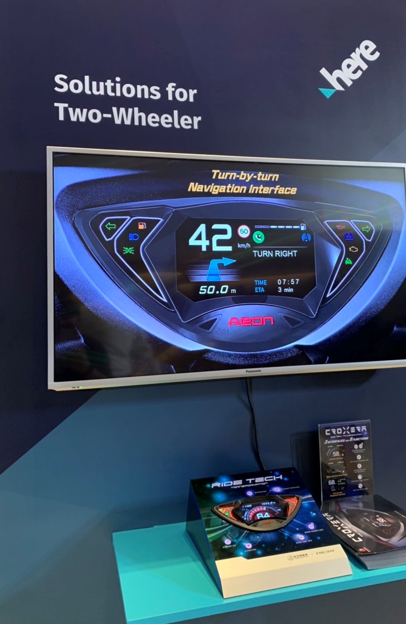 導航功能是這款智慧儀表的優勢