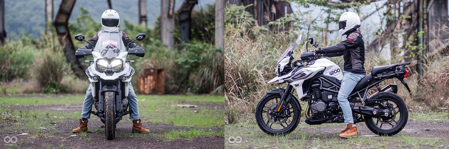 騎士身高180,在835mm的低坐設定下可以雙腳平踏,但握把位置距離身體較遠,手臂必須伸直才能抓穩握把